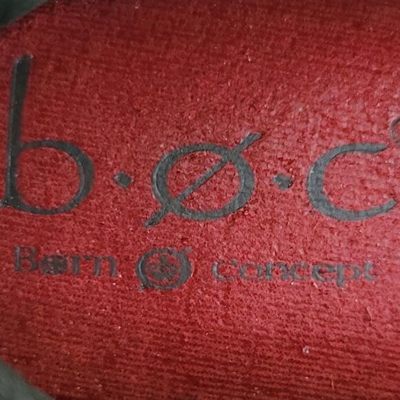 b.o.c. Born Concepts Peggy Red Leather Shimmer Cushioned Insole Clog Shoe - Picture 7 of 9